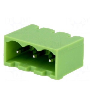 Pluggable terminal block | Contacts ph: 5mm | ways: 3 | straight