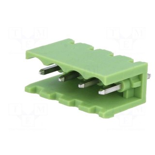 Pluggable terminal block | Contacts ph: 5mm | ways: 4 | straight