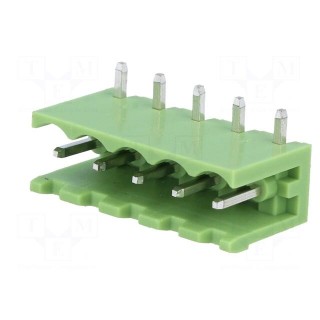 Pluggable terminal block | Contacts ph: 5mm | ways: 5 | angled 90°