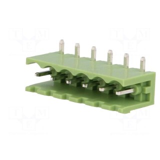 Pluggable terminal block | Contacts ph: 5mm | ways: 6 | angled 90°