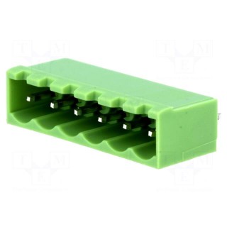 Pluggable terminal block | Contacts ph: 5mm | ways: 6 | straight