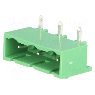 Pluggable terminal block | Contacts ph: 7.5mm | ways: 3 | angled 90°