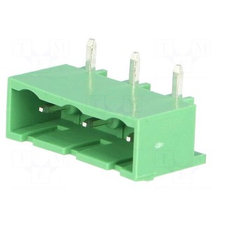 Pluggable terminal block | Contacts ph: 7.5mm | ways: 3 | angled 90°