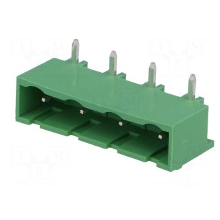 Pluggable terminal block | Contacts ph: 7.5mm | ways: 4 | angled 90°