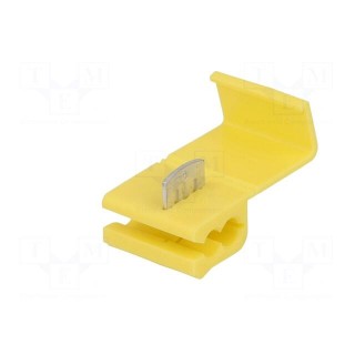 Quick splice | IDC | 4÷6mm2 | for cable | yellow | Variant: splitter