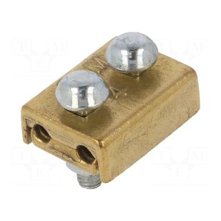 Screw terminal | ways: 1 | 10mm2 | screw terminal | for cable