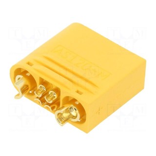 Plug | DC supply | AS120 | male | PIN: 6 | for cable | soldered | 60A | 80V