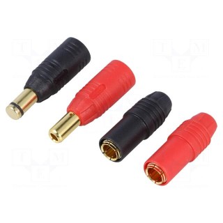 Plug | DC supply | AS150 | male + female | PIN: 2 | for cable | soldered