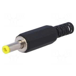 Plug | DC supply | female | 4/1,7mm | 4mm | 1.7mm | for cable | 10mm