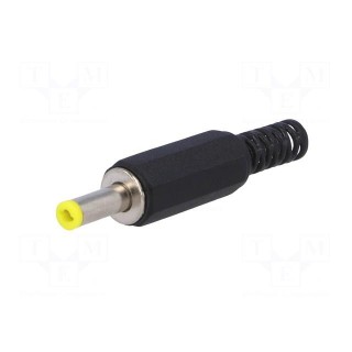 Plug | DC supply | female | 4/1,7mm | 4mm | 1.7mm | for cable | 10mm