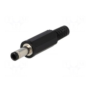 Plug | DC supply | female | 4/1,7mm | with strain relief | for cable