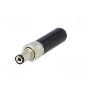 Plug | DC supply | female | 5,5/2,1mm | 5.5mm | 2.1mm | for cable | 5A