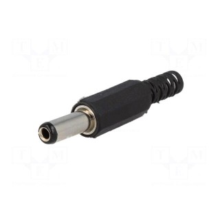 Plug | DC supply | female | 5.5/2.5mm | 5.5mm | 2.5mm | for cable | 14mm