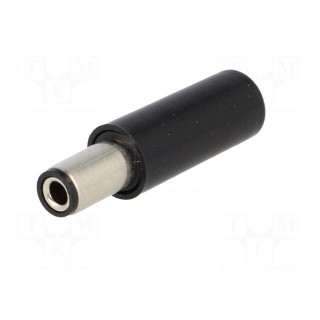 Plug | DC supply | female | 5.5/2.5mm | for cable | soldering | 1A | 12VDC
