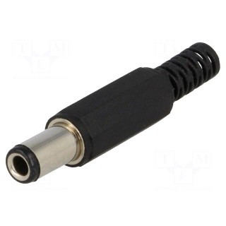 Plug | DC supply | female | 6.3/3.1mm | 6.3mm | 3.1mm | for cable | 10mm