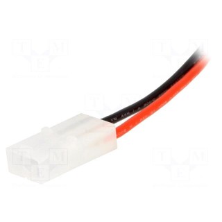 Plug | wire-wire | male | PIN: 2 | Contacts ph: 6.2mm | Len: 0.14m