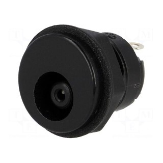 Socket | DC supply | female | 6,5/4,3/1,4mm | with on/off switch