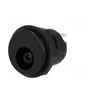 Socket | DC supply | female | 6,5/4,3/1,4mm | with on/off switch