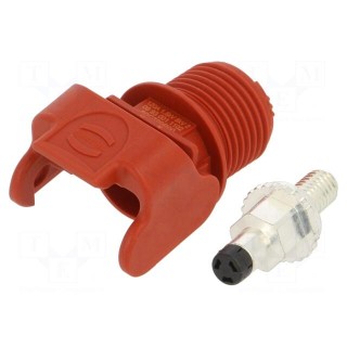 Socket | DC supply | Han® S,Han® S 120 | male | PIN: 1 | swivel | screw