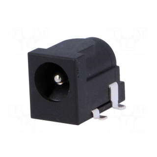 Socket | DC supply | male | 5,5/2,1mm | 5.5mm | 2.1mm | SMT | 2A | 12VDC