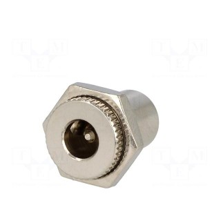 Socket | DC supply | male | 5.5/2.1mm | 5.5mm | 2.1mm | soldering | 3A