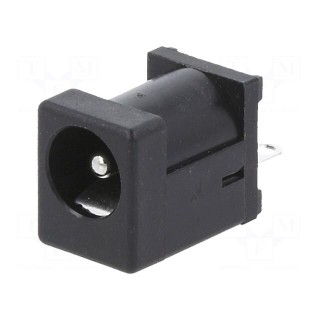 Socket | DC supply | male | 5,5/2,1mm | 5.5mm | 2.1mm | THT | 1A | -25÷85°C