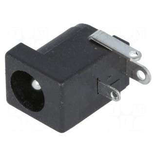 Socket | DC supply | male | 5.5/2.5mm | 5.5mm | 2.5mm | THT | 1A | -25÷85°C