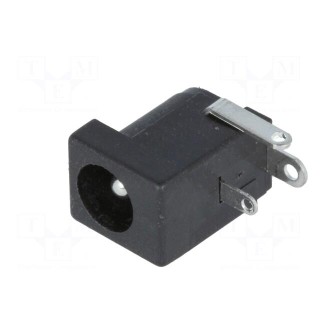 Socket | DC supply | male | 5,5/2,5mm | 5.5mm | 2.5mm | THT | 1A | -25÷85°C