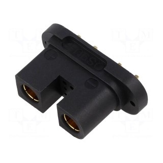 Socket | DC supply | QS | female | PIN: 6(4+2) | for panel mounting