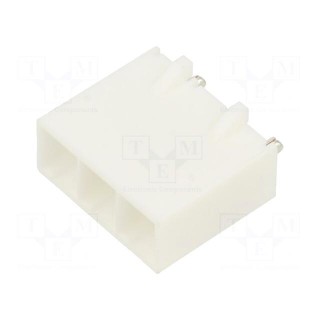 Socket | wire-board | male | PIN: 3 | on PCBs | Plating: tinned | 6.2mm