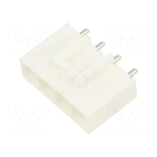 Socket | wire-board | male | PIN: 4 | on PCBs | Plating: tinned | 6.2mm