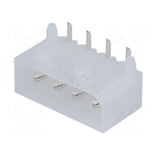 Socket | wire-board | male | PIN: 4 | THT | 6A | 250VDC | 5.08mm | angled 90°