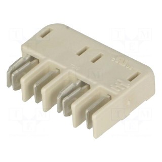 Connector: PCB to PCB | PIN: 4 | nickel plated,tinned | 5A | SMT | 90VAC