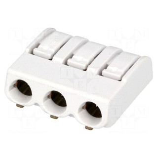 Connector: plug-in | 2061 | 6mm | ways: 3 | 20AWG÷16AWG | 0.5÷1.5mm2