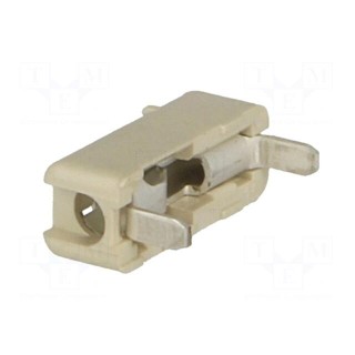 Connector: plug-in | Poke-In | 4mm | ways: 1 | 22AWG÷18AWG | 4A | THT