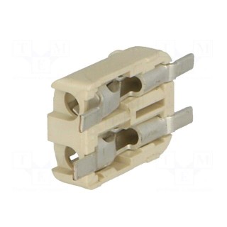 Connector: plug-in | Poke-In | 4mm | ways: 2 | 22AWG÷18AWG | 4A | SMT