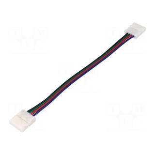 Coupler | Connector: for LED stripes | PIN: 4 | snap-on