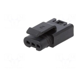 Plug | Connector: wire-wire | FLH | PIN: 2 | female | Type: w/o contacts