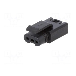 Plug | Connector: wire-wire | FLH | PIN: 3 | female | Type: w/o contacts