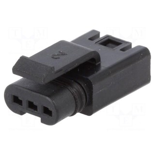 Plug | Connector: wire-wire | FLH | PIN: 3 | female | Type: w/o contacts