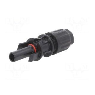 Connector: solar | female | 10mm2 | with contacts | crimped | plug | 60A