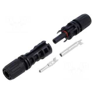 Connector: solar | female | 2.5÷6mm2 | plug | for cable | -40÷85°C | 30A