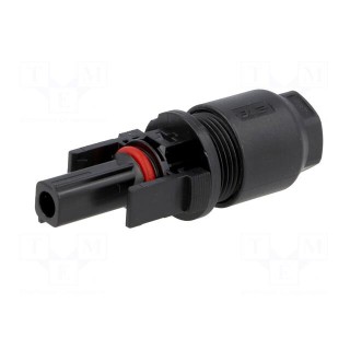 Connector: solar | female | 4mm2 | with contacts | crimped | SOLARLOK