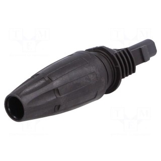 Connector: solar | female | "+" marking | 4÷6mm2 | with contacts | plug