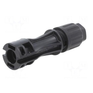 Connector: solar | male | 10mm2 | with contacts | crimped | plug | 60A