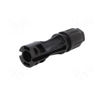Connector: solar | male | 4÷6mm2 | with contacts | crimped | plug | 35A