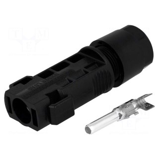 Connector: solar | male | 4÷6mm2 | with contacts | crimped | SolarSpec