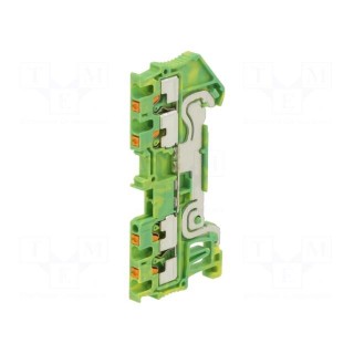 Splice terminal: rail | 0.14÷1.5mm2 | ways: 1 | terminals: 4 | push-in