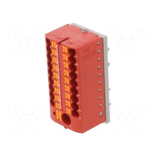 Splice terminal: distribution block | 2.5mm2,6mm2 | ways: 1 | red