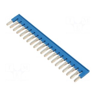 Comb bridge | ways: 20 | blue | Width: 6mm | UL94V-0